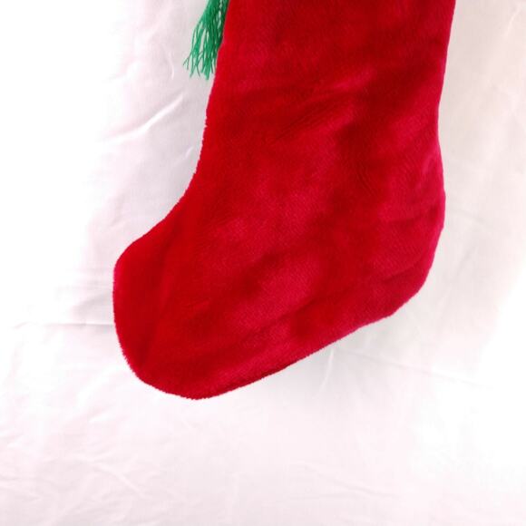 Vintage 90s Bugs Bunny Christmas Stocking 31in Looney Tunes Plush Warner Bros - Picture 8 of 12